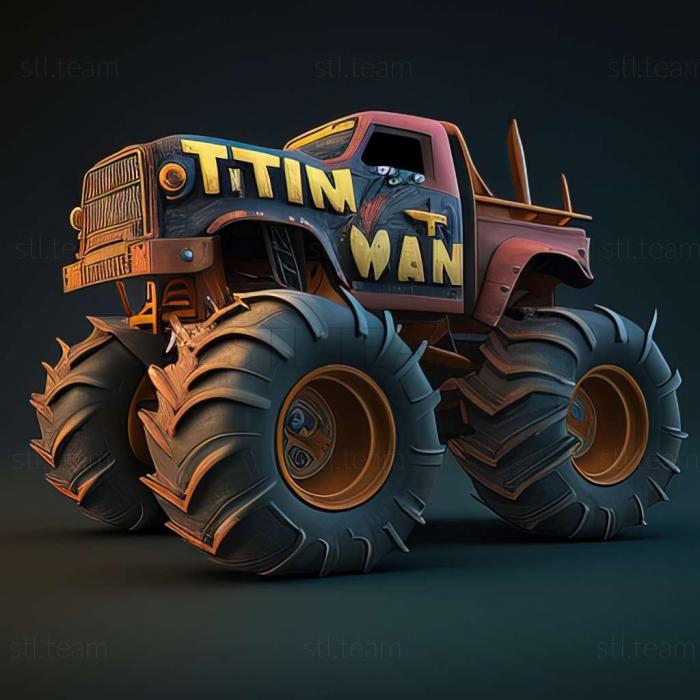 3D model Monster Jam Steel Titans game (STL)